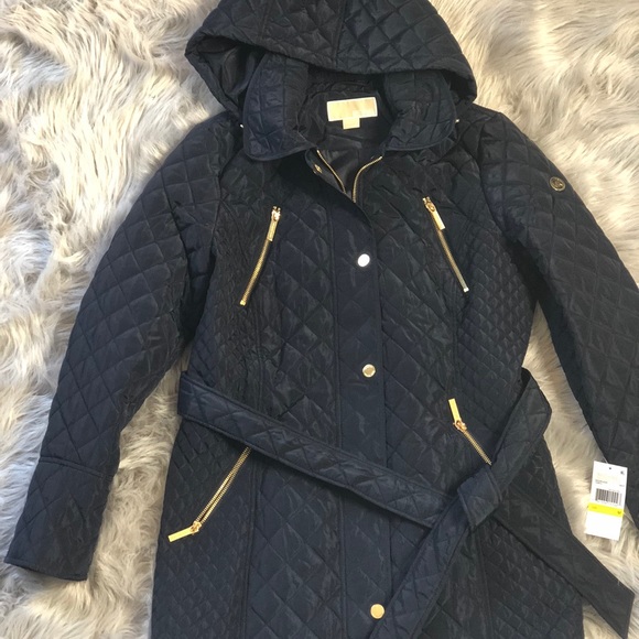 Navy Blue trench coat/ Rain Jacket - Picture 5 of 7